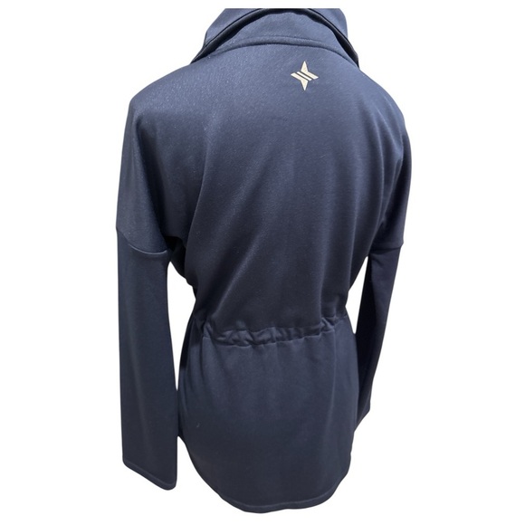 NWOT TUCKERNUCK TNUCK SPORT Navy Cinched Natalie Quarter Zip Sz XS - Picture 7 of 12